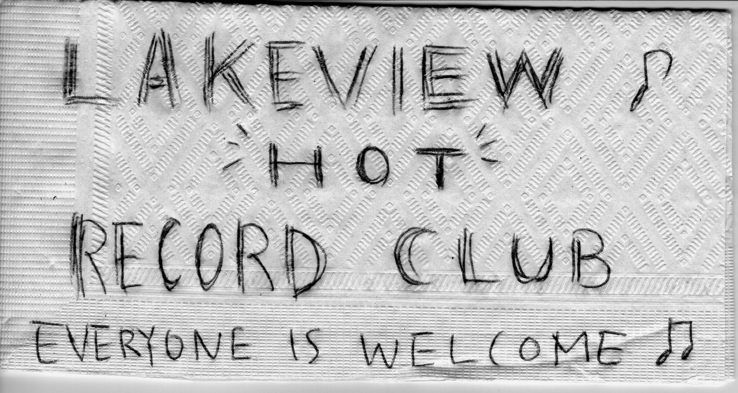 Lakeview Hot record Club - everyone is welcome